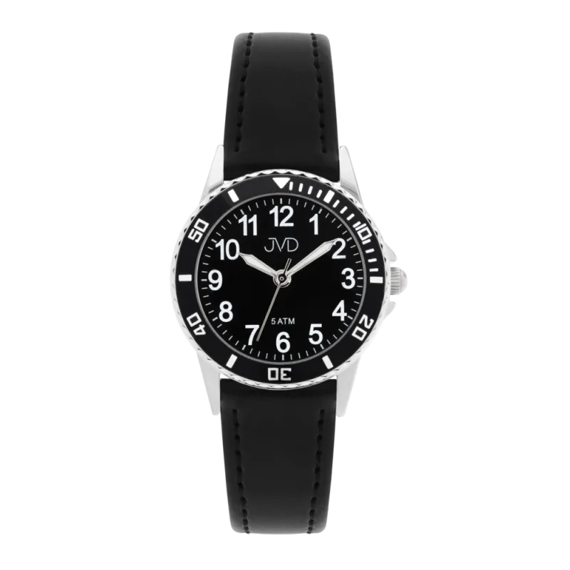 JVD Dětské chlapecké černé náramkové hodinky JVD J7217.3