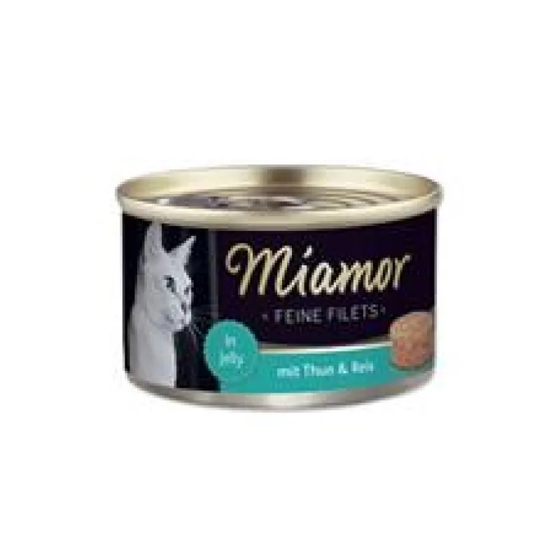 Miamor Cat Filet Konzerva Tuňák+Rýže 100 g