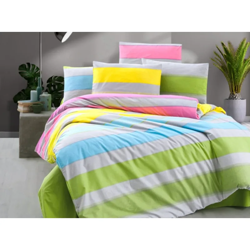 Bavlnené obliečky Rainbow 200x220/2x70x90 cm