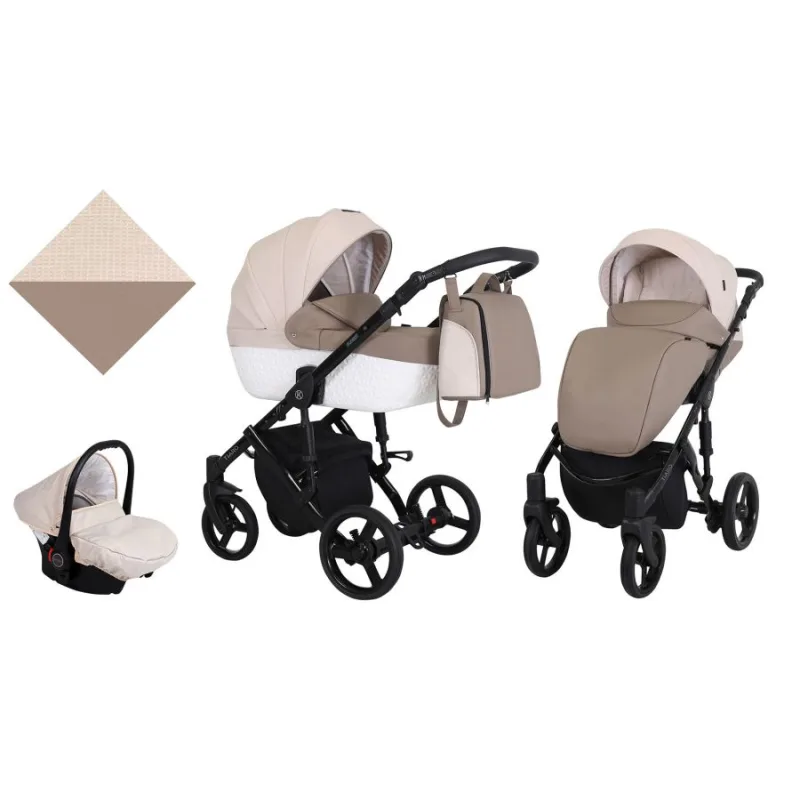 Kočík Kunert Tiaro black frame 3v1 - 03