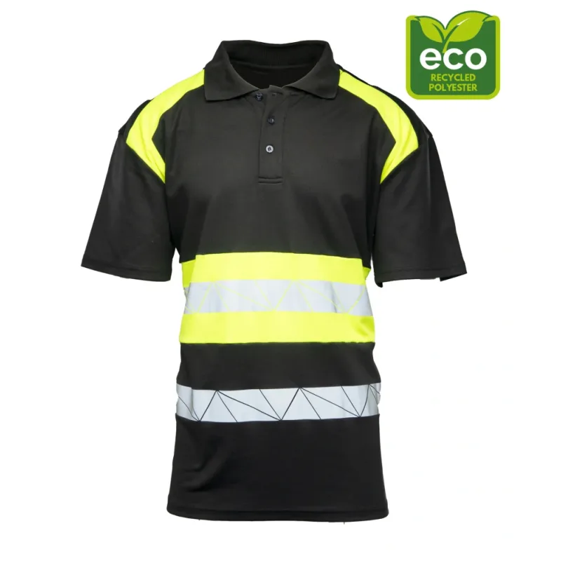 Polstar Seven Kings ARKP ECO RIVAL polo tričko Black/Yellow