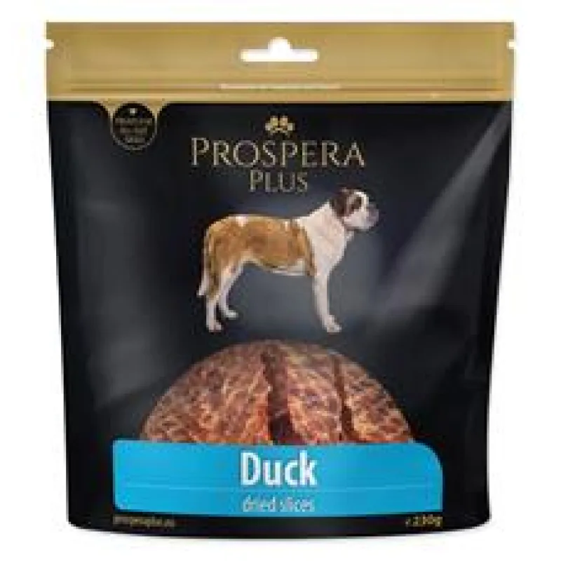 Pochoutka PROSPERA Plus plátky kachního masa 230g