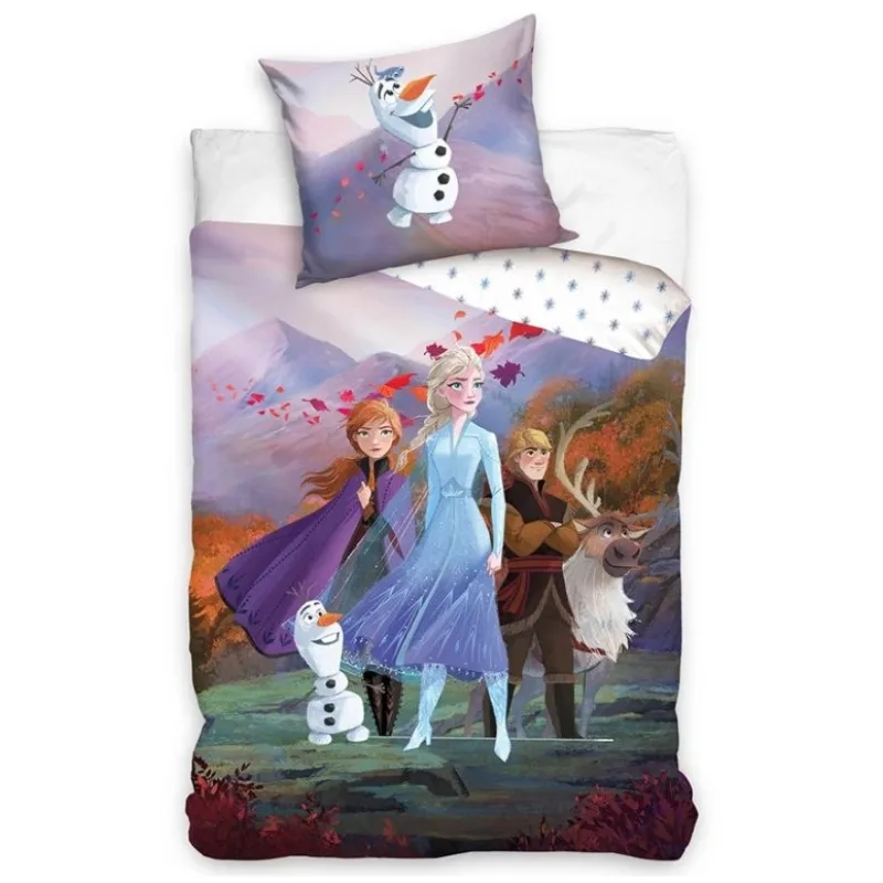 Detské obliečky Ľadové Kráľovstvo Mágia Lesného Vánku 140x200/70x90 cm