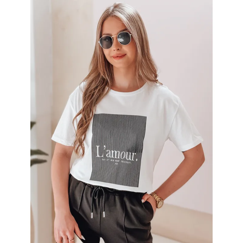 Dstreet RY2588 tričko biela/čierna L/XL