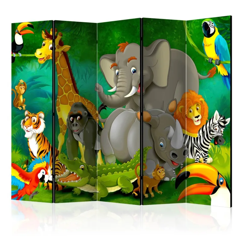 Artgeist Paraván - Colourful Safari II [Room Dividers]