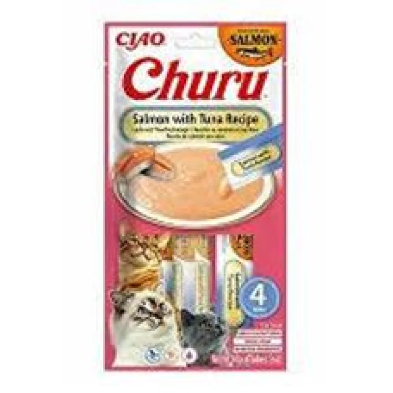 Churu Cat Salmon with Tuna Recipe 4x14g