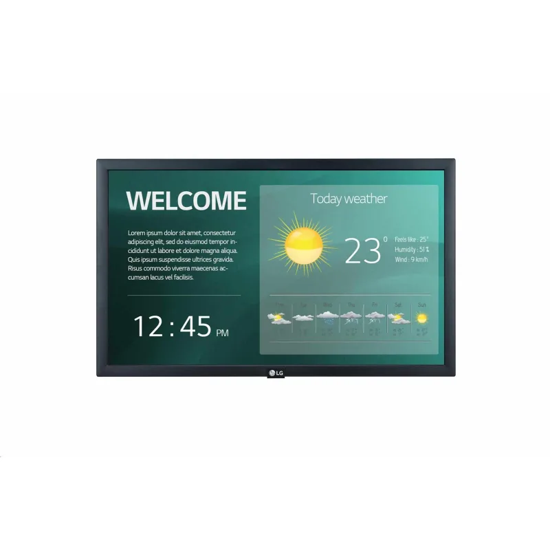 LG 22" signage 22SM3G FHD, 250nit, 16h, WebOS 4.0 22SM3G-B.AEU