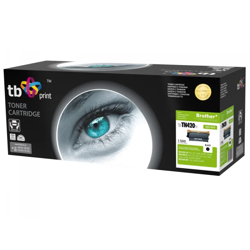 Toner TB kompatibilný s Brother TN-420N 100% new TB-TN420N