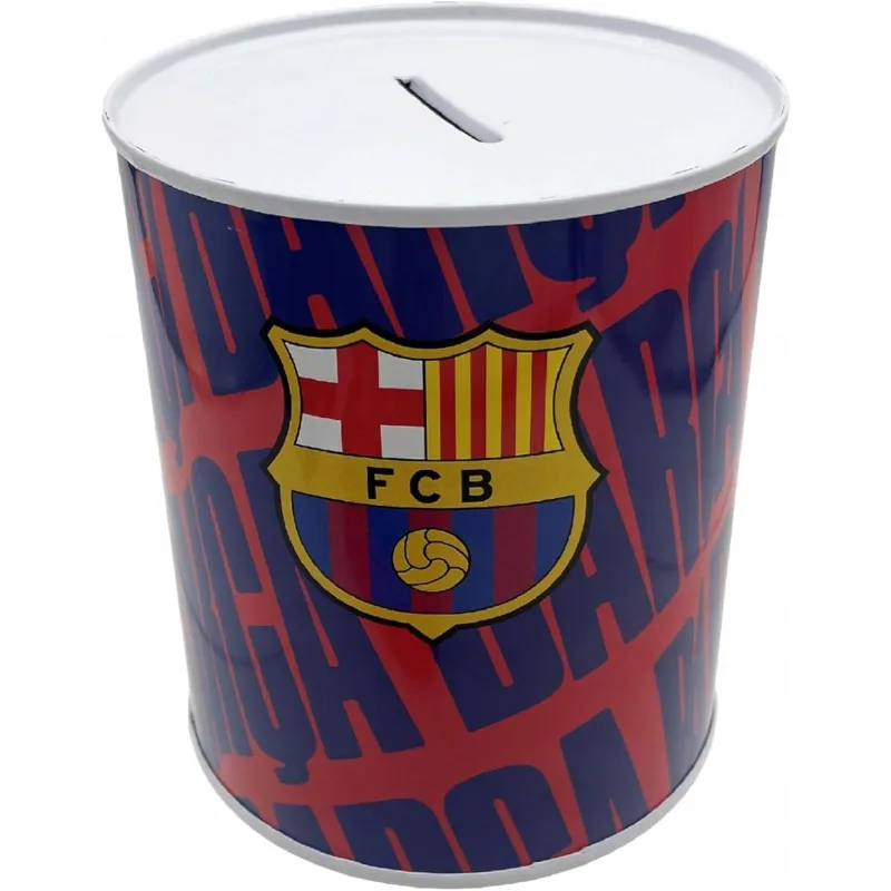 FC Barcelona kovová pokladnička - SKLADOM