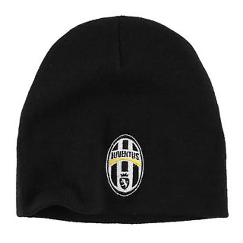 Juventus pletená zimná čiapka čierna detská - SKLADOM