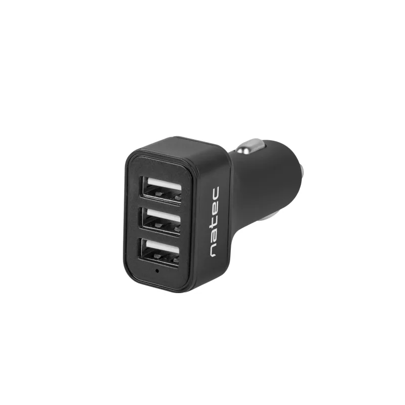 Natec nabíjačka do auta CONEY, 2XUSB, 1XUSB-C, 84W NUC-1981