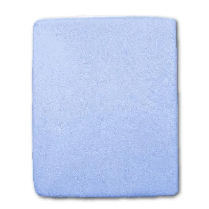 Froté prestieradlo do postieľky modrá