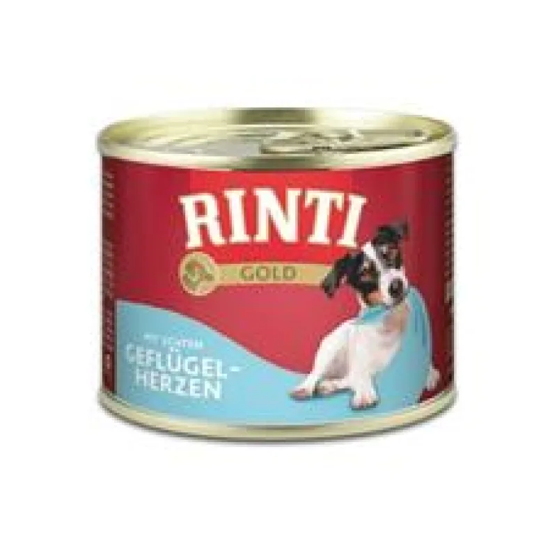 RINTI Gold Drůbeží Srdíčka 185 g