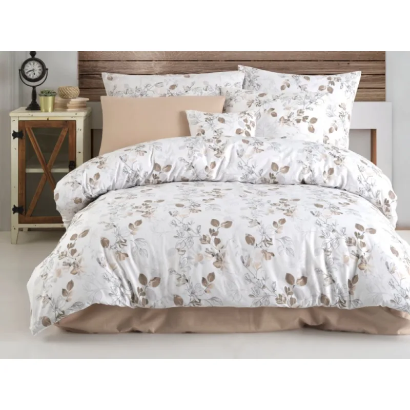 Bavlnené obliečky Adalia Natur 200x220/2x70x90 cm