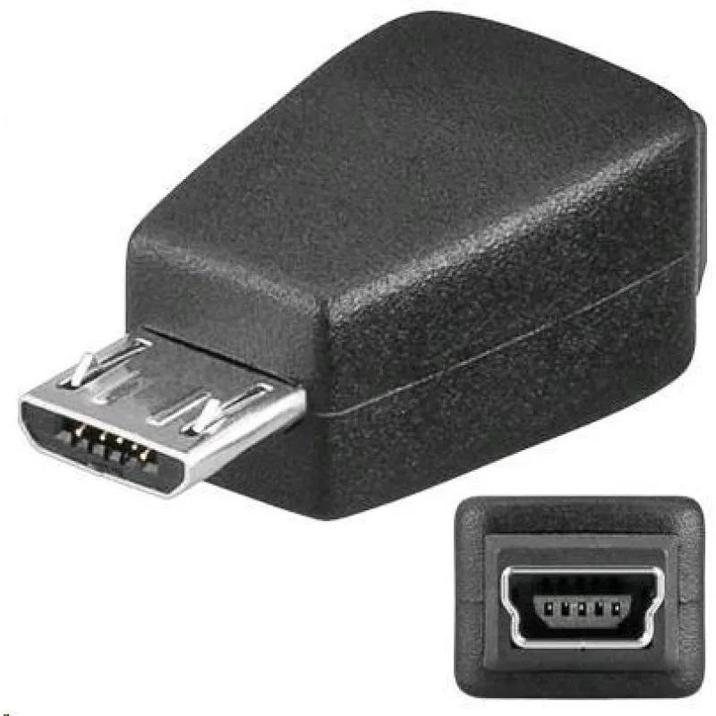 PREMIUMCORD Redukcia USB 2.0 Mini B - Micro B (F 5pin/ M) kur-11