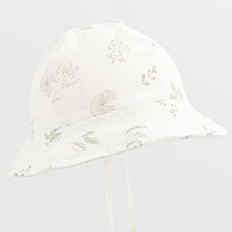 Dojčenský mušelínový klobúčik New Baby Zoe