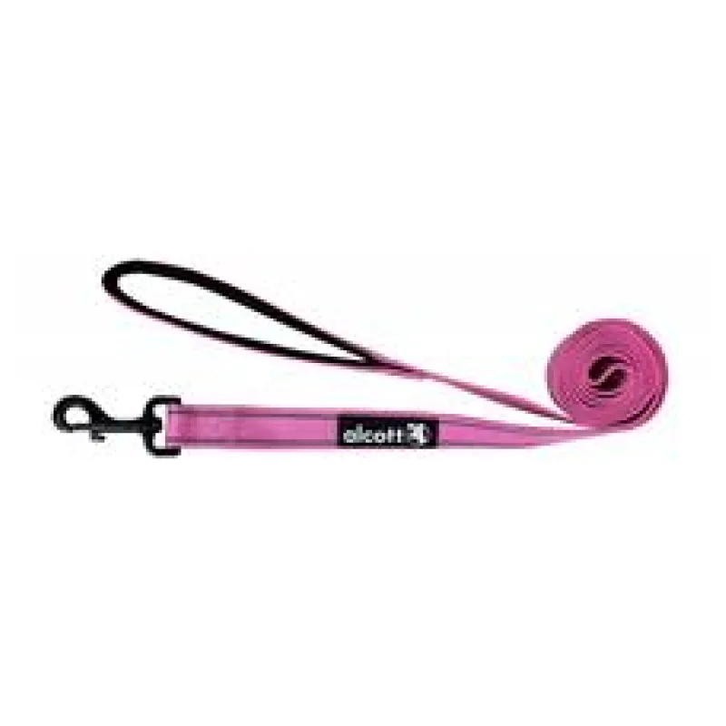 Alcott Reflexní vodítko pro psy, růžové velikost S