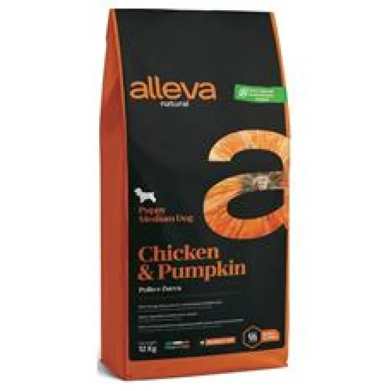 ALLEVA NATURAL Dog Dry Puppy Chicken&Pumpkin Medium 2kg