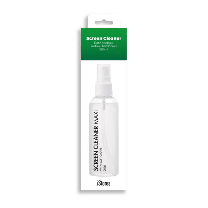 iStores by Aiino - Screen cleaner spray with cloth 200 ml AISPR200MLIS