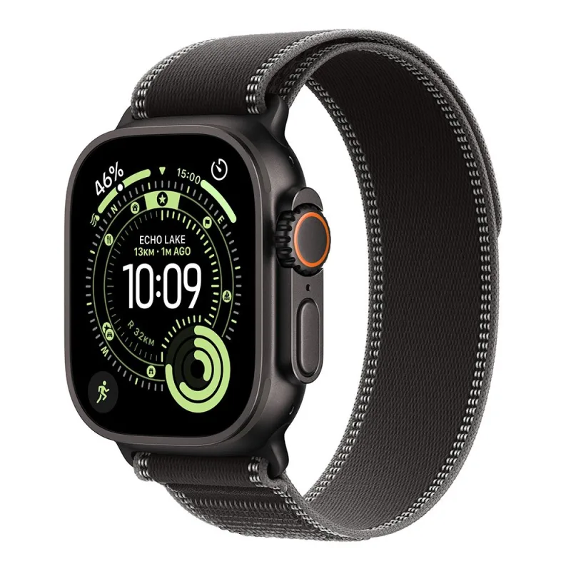 Apple Watch Ultra 3 GPS + Cellular 49mm Čierny titán s čiernym trailovým…