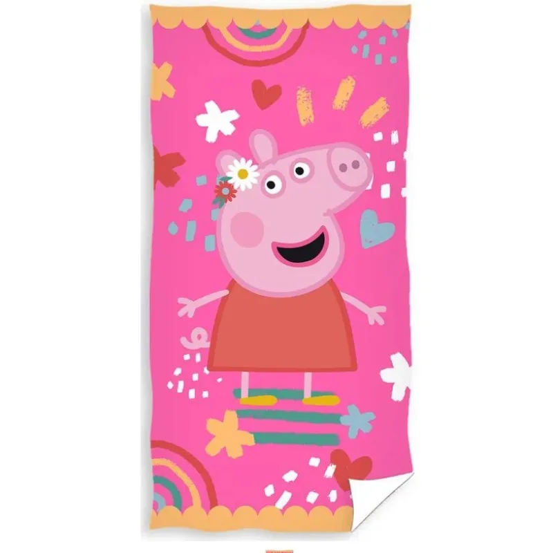 Detská osuška Prasiatko Pepina Farebný Svet 70x140 cm