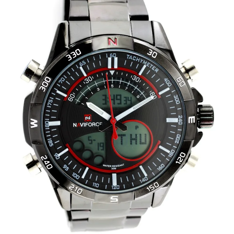 MPM Sportovní pánské hodinky s barevnými detaily na číselníku W01X.10866.B