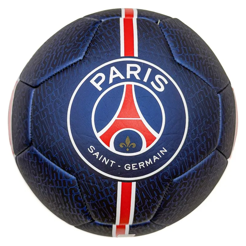 Paris Saint Germain - PSG futbalová lopta tmavomodrá