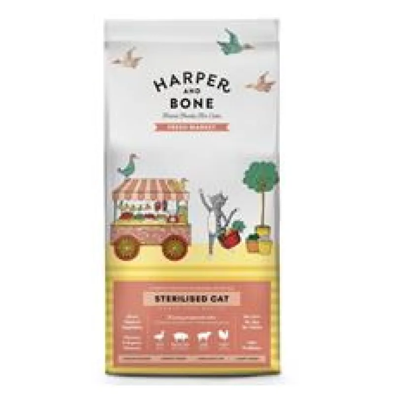 Harper and Bone Cat Sterilised čerstvé z trhu 5 kg