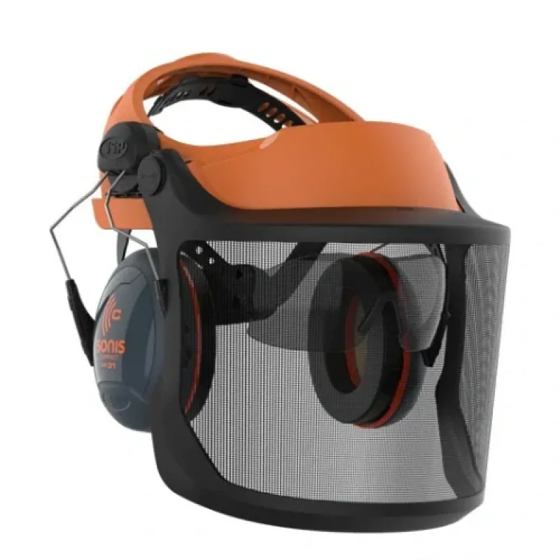 JSP ADB28A-300-800 tvárový štít EVOGuard® M2 s chráničmi sluchu a okuliarmi