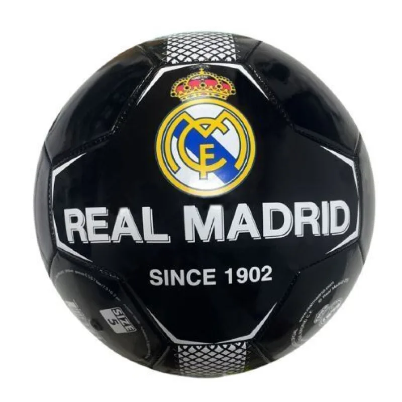 Real Madrid futbalová lopta čierna