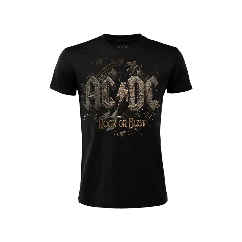 AC/DC tričko čierne pánske - SKLADOM