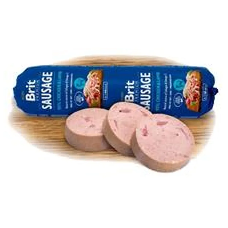 Brit Sausage Chicken & Lamb New 800 g