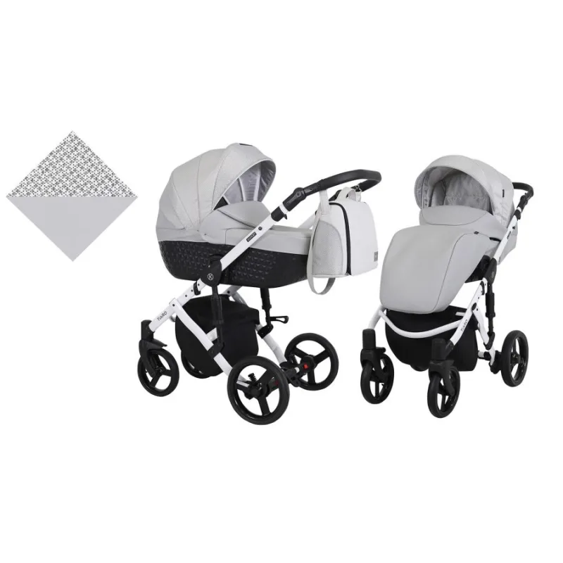 Kočík Kunert Tiaro white frame 2v1 - 05