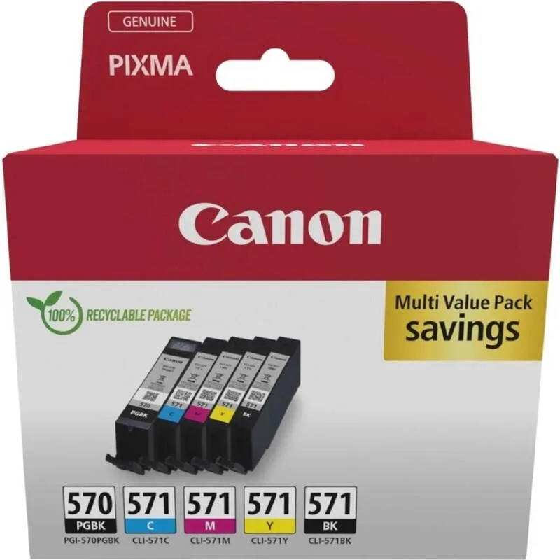 Canon PGI-570/ CLI-571 PGBK/ C/ M/ Y/ BK MULTI 0372C006