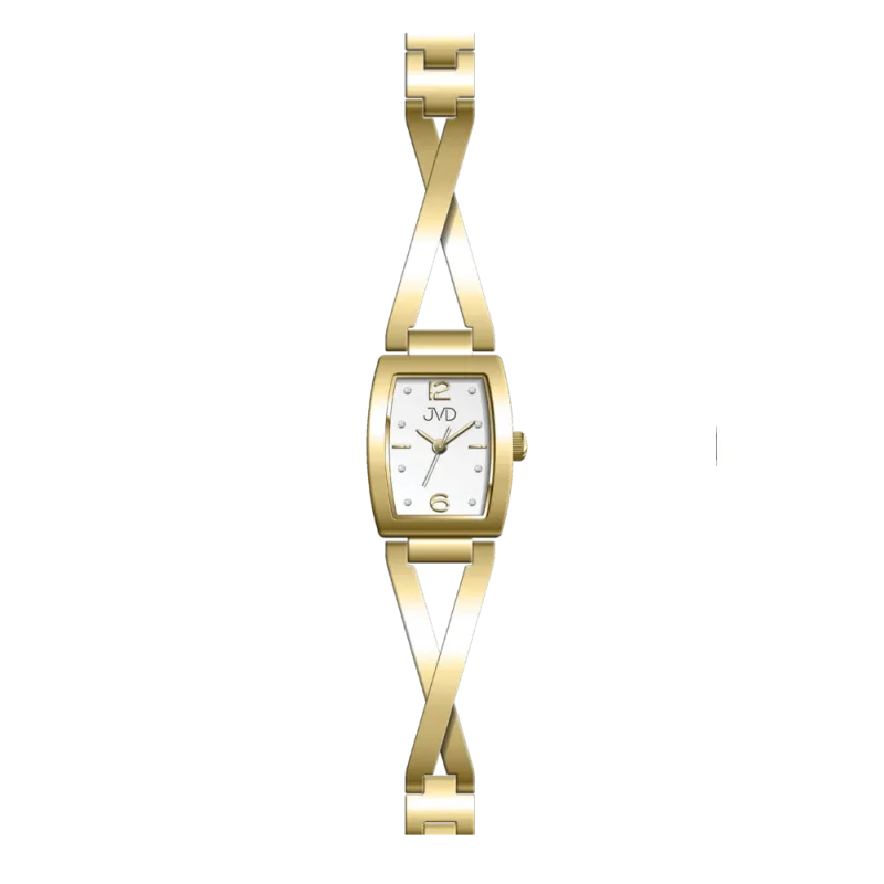 JVD Dámské zlacené ocelové elegantní hodinky JVD J4205.1