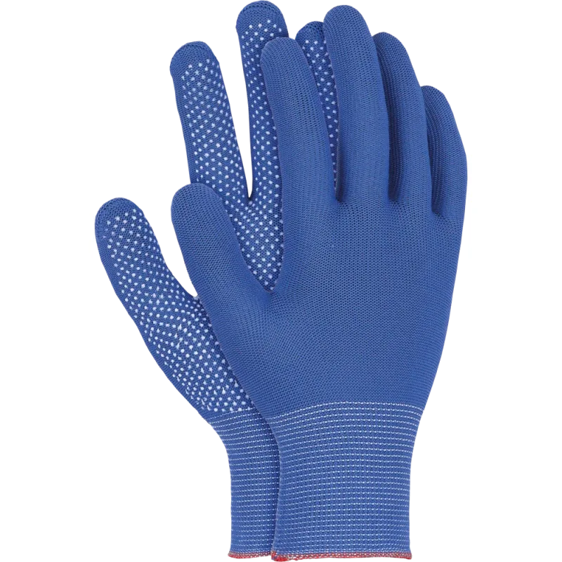 Ogrifox DOTUA SZ rukavice s PVC tečky blue L/9