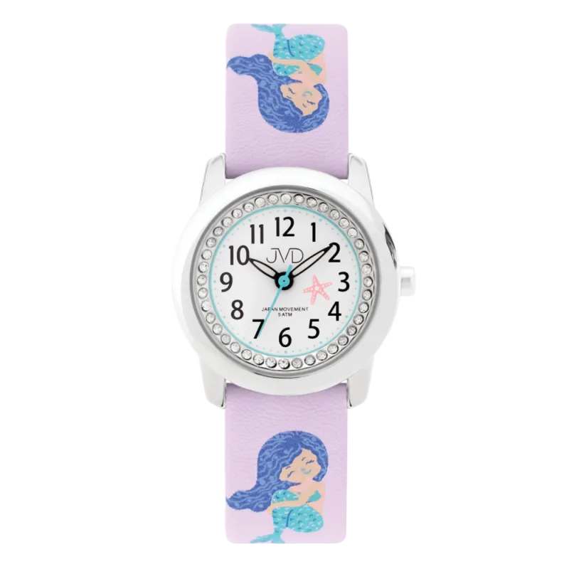 JVD dětské náramkové hodinky s mořskou pannou JVD J7210.3