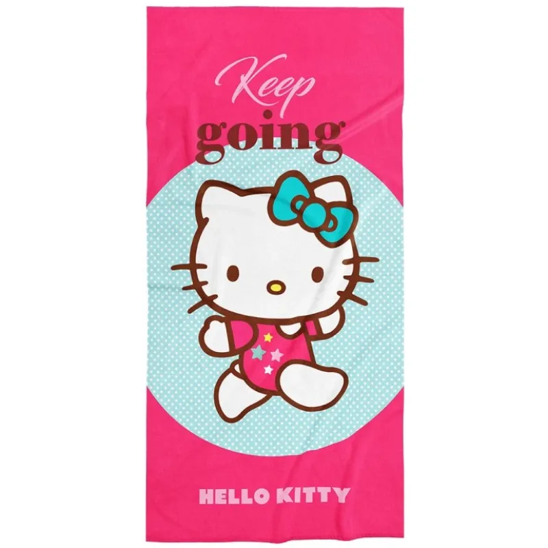 Detská osuška Hello Kitty Malá Gymnastka 70x140 cm