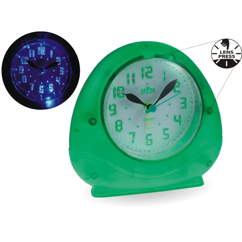 MPM Zelený dětský budík MPM C01.2564