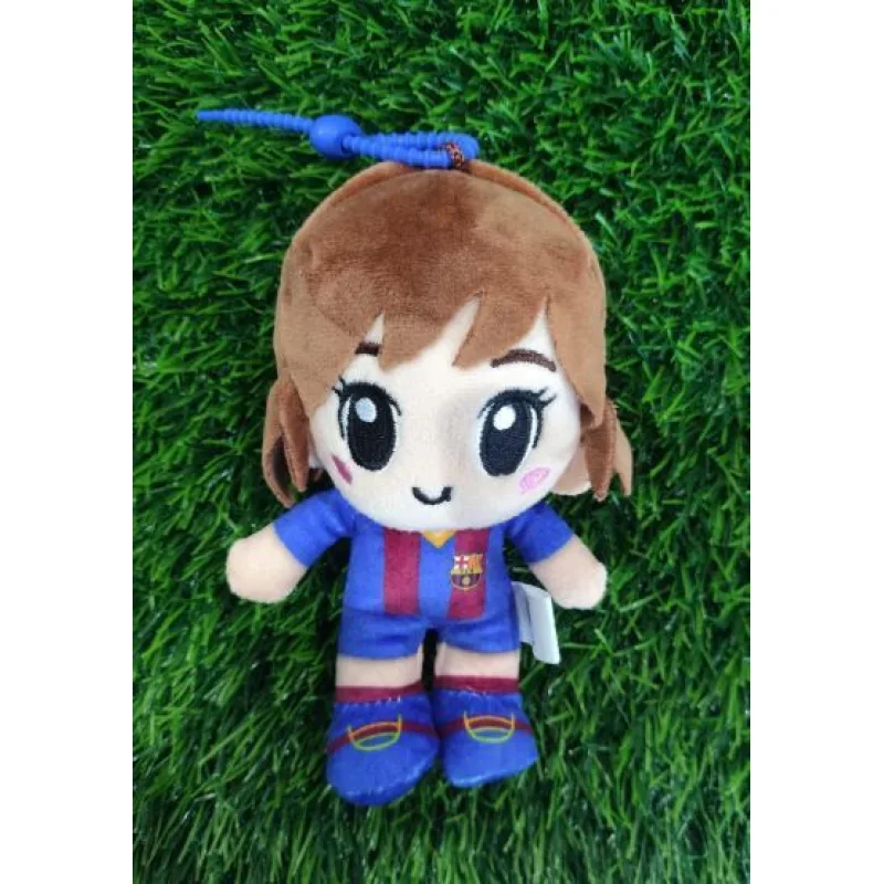 FC Barcelona plyšová figúrka - futbalistka 12 cm