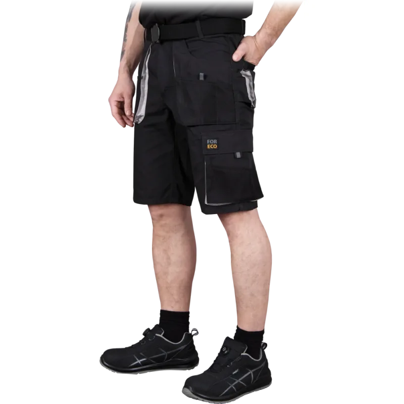 Reis FORECO BJS pánske kraťasy Black/Grey S-3XL