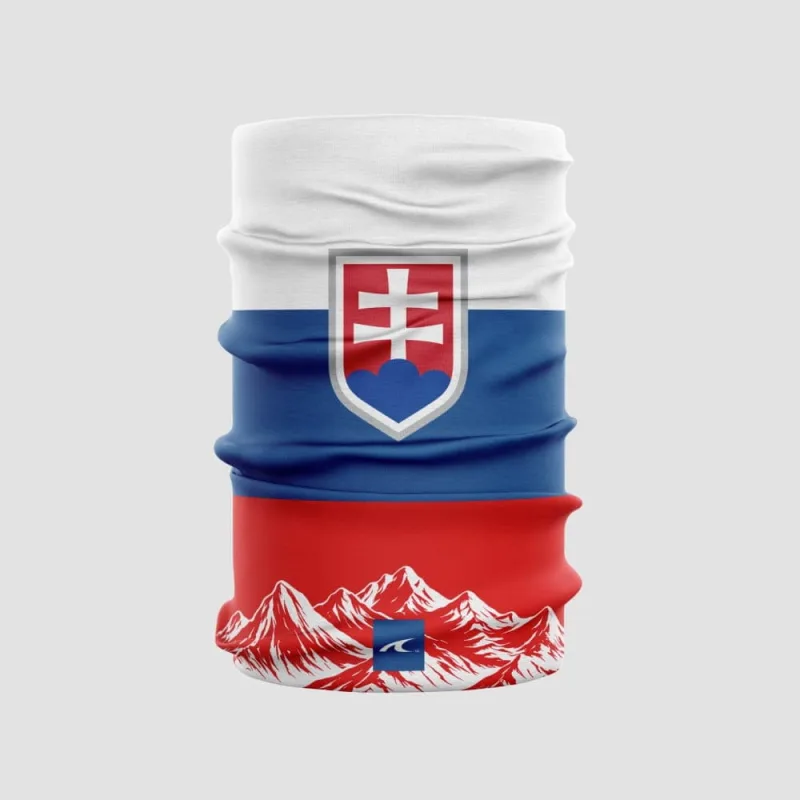 Slovakia Slovensko multifunkčná šatka modrá