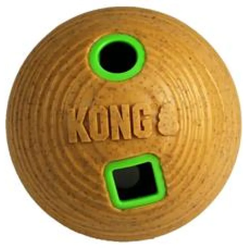 Hračka plast + guma Bamboo Feeder plnící míč KONG M