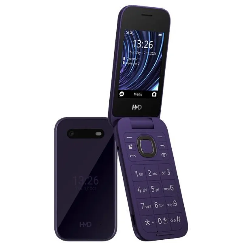 HMD Nokia 2660 Flip Dual SIM, 4G, fialová (2025), (CZ, SK, HU)…