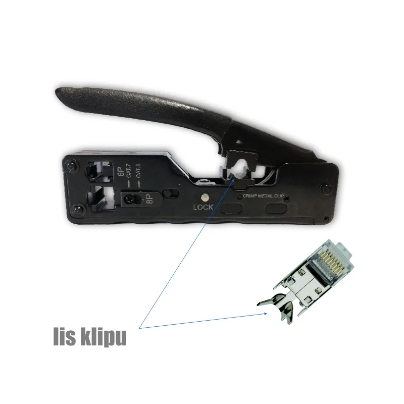 DATACOM Konektorovacie kliešte 8P+6P s lisom klipu 4527