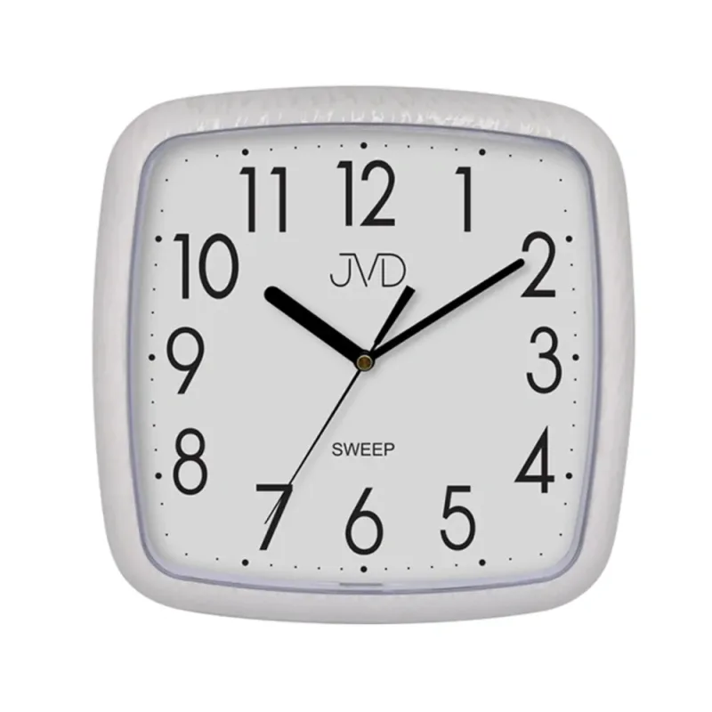 JVD Netikající tiché hodiny v imitaci dřeva JVD H615.18