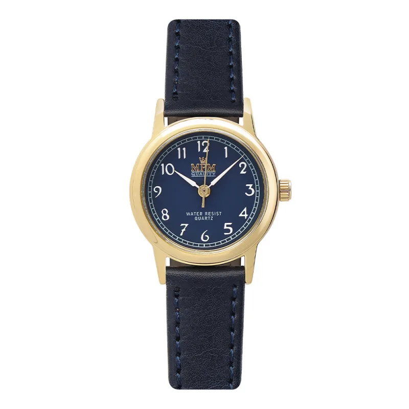 MPM Elegantní dámské módní hodinky na koženém řemínku MPM Meredith - F W02M.10834.F