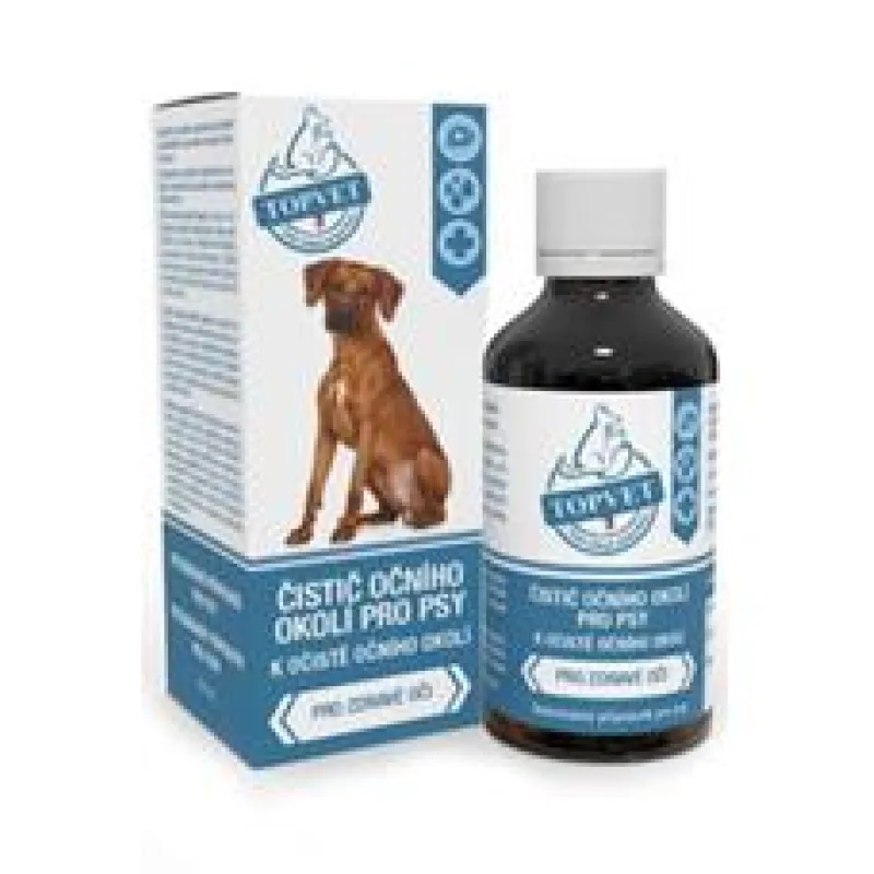 Čistič očního okolí pro psy TOPVET 50ml
