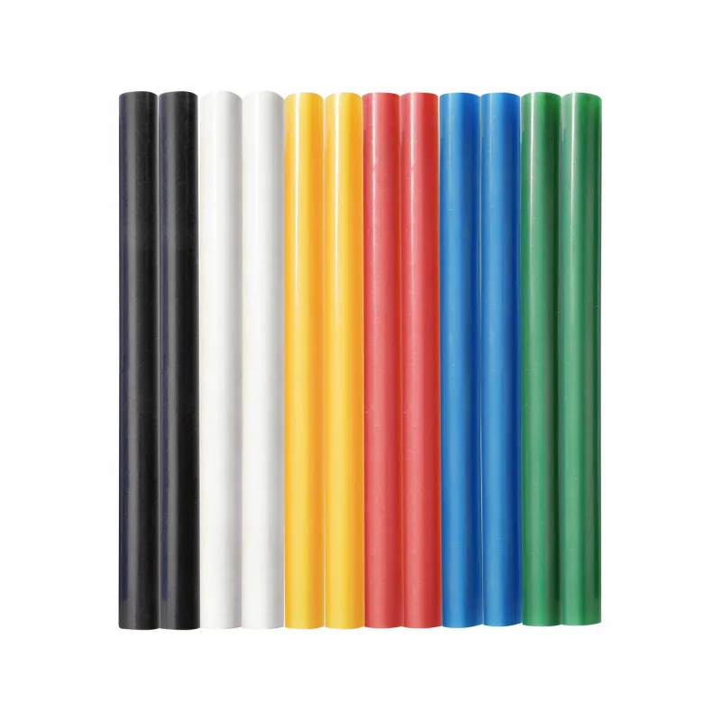 Tyčinky tavné farebné 12ks, Ø7,2mm, dĺžka 100mm, EXTOL CRAFT