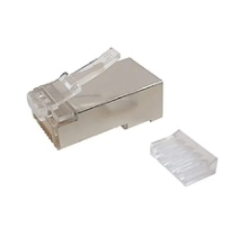 Konektor RJ45 CAT6 STP tienený pre licnu, 100ks 11238904